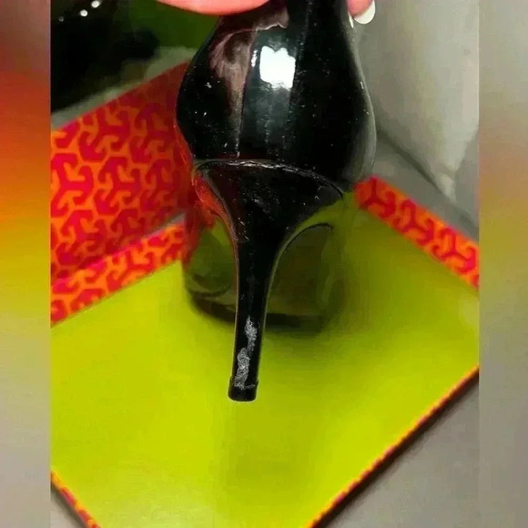 Tory Burch Pumps “Leah” Mid-Heel Women’s Size 8 - Picture 4 of 11